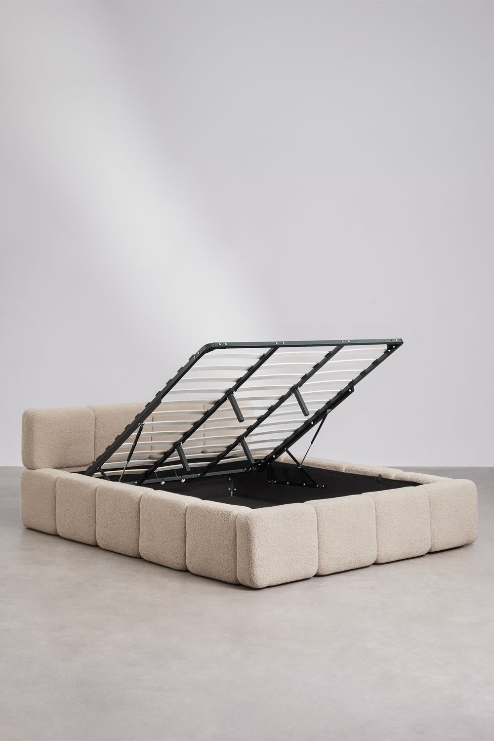 Cama com canapé abatível estofada Jolcem, imagem de galeria 4