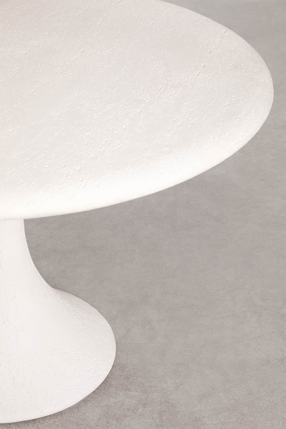 Mesa de jardim redonda Ø120 cm em cimento Eloria, imagem de galeria 4