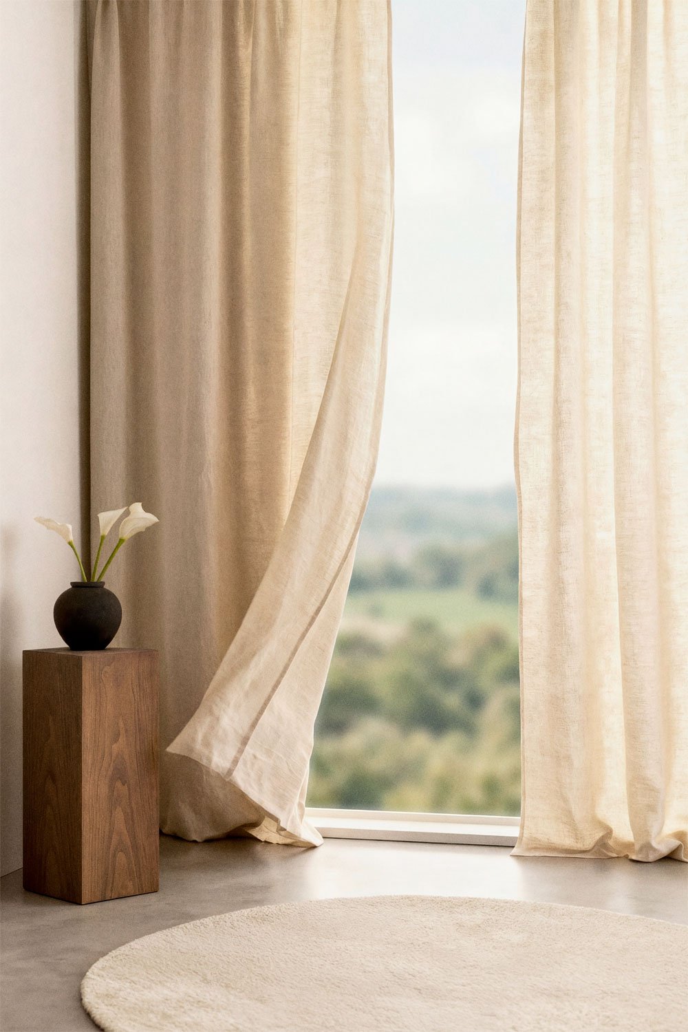 Cortina de 140x260 cm em algodão Ardy, imagem de galeria 1