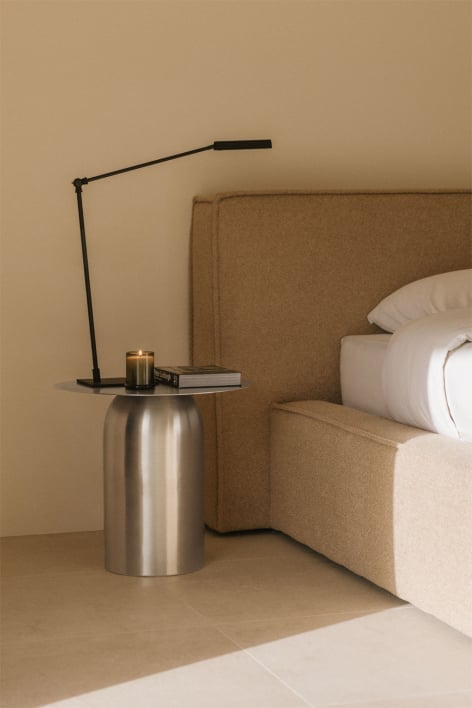 Mesa de cabeceira redonda Ø40 cm Alliser