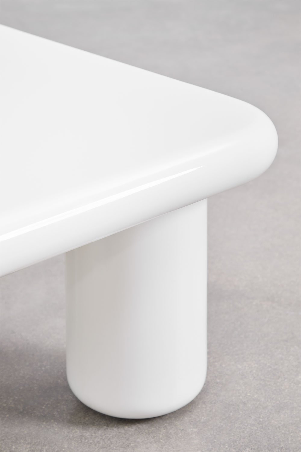 Mesa auxiliar quadrada 80x80 cm em MDF Riverton, imagem de galeria 4