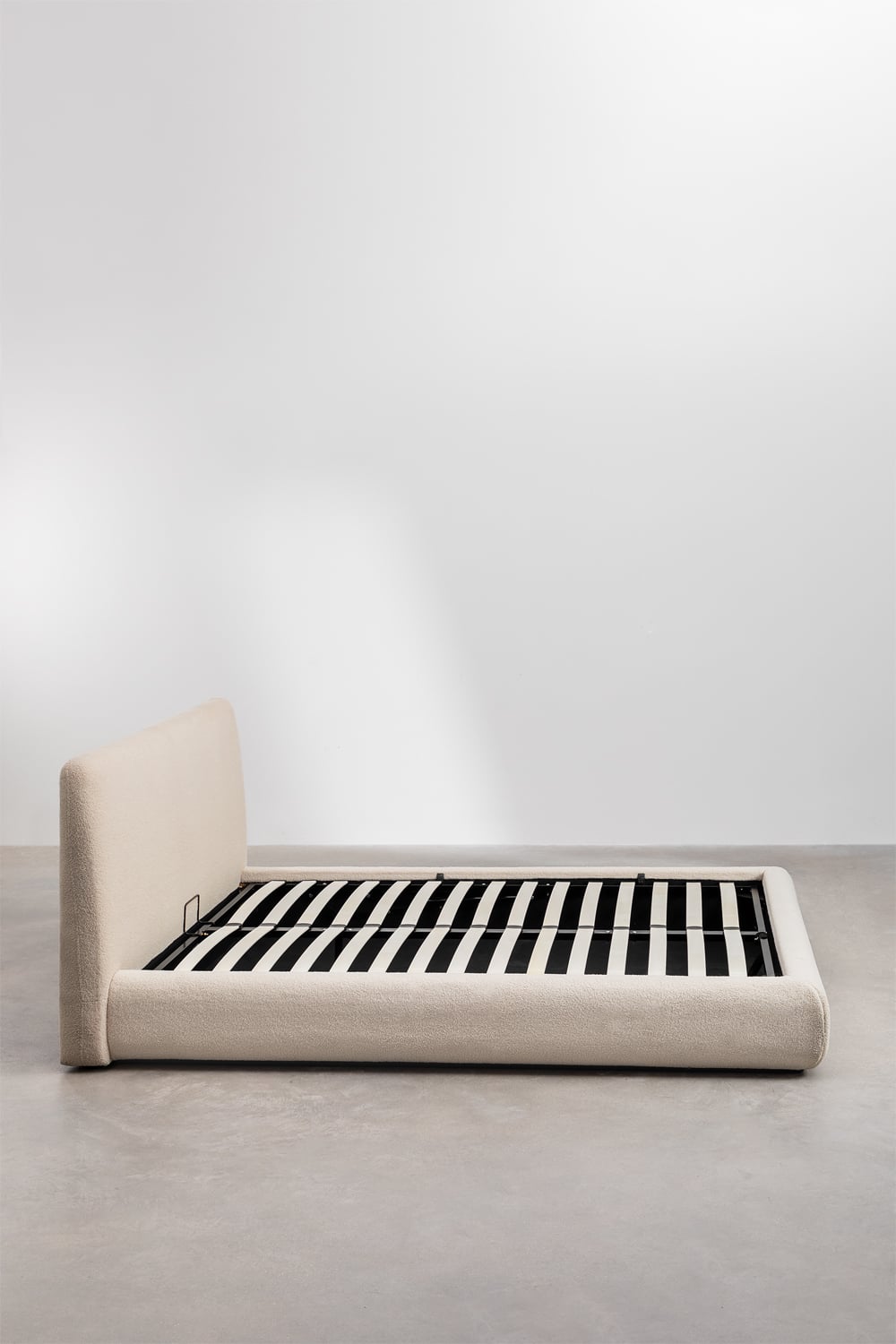 Cama com baú articulado estofada Norena, imagem de galeria 5