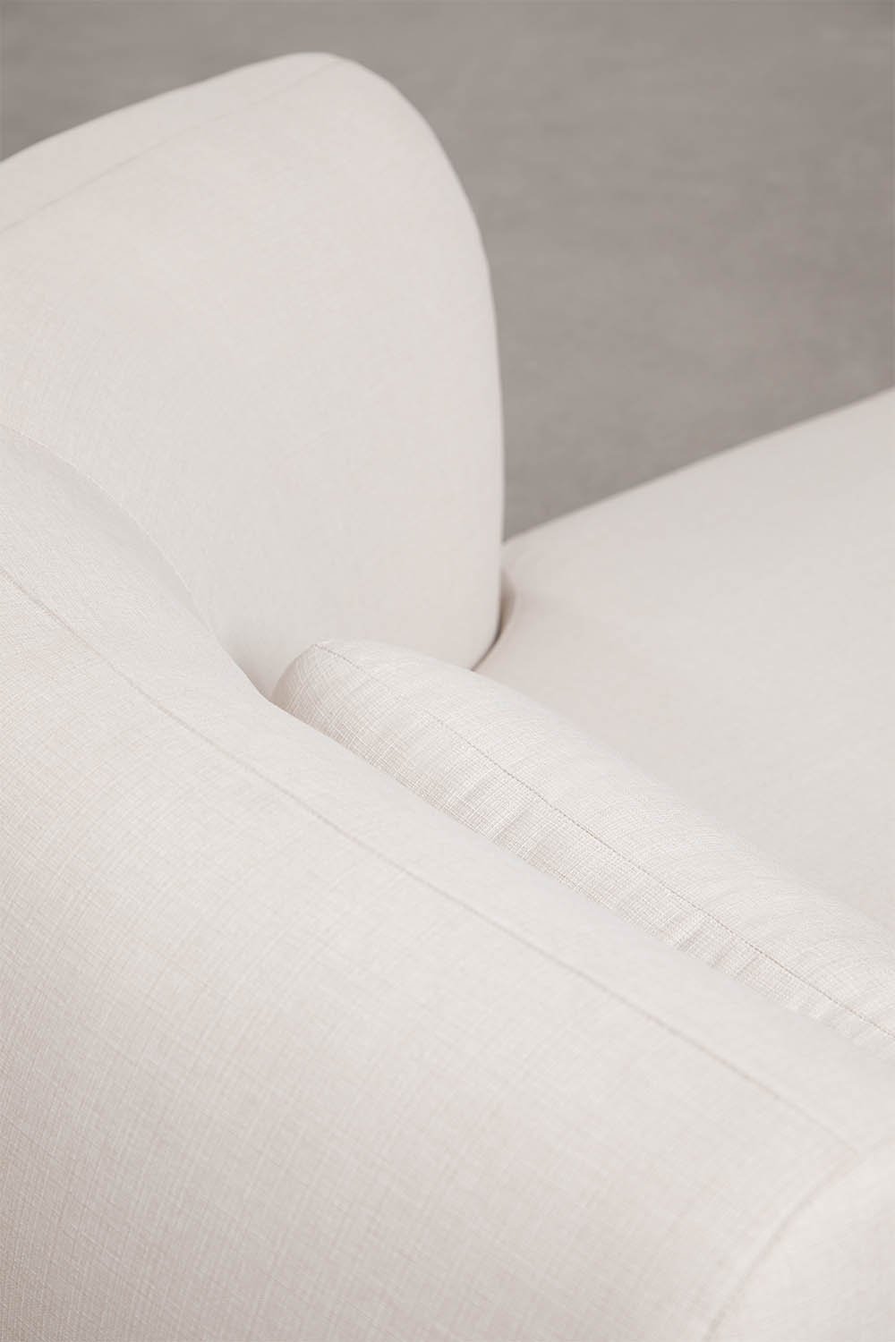 Módulo chaise longue direito para sofá modular de jardim em madeira de acácia Gerard, imagem de galeria 6