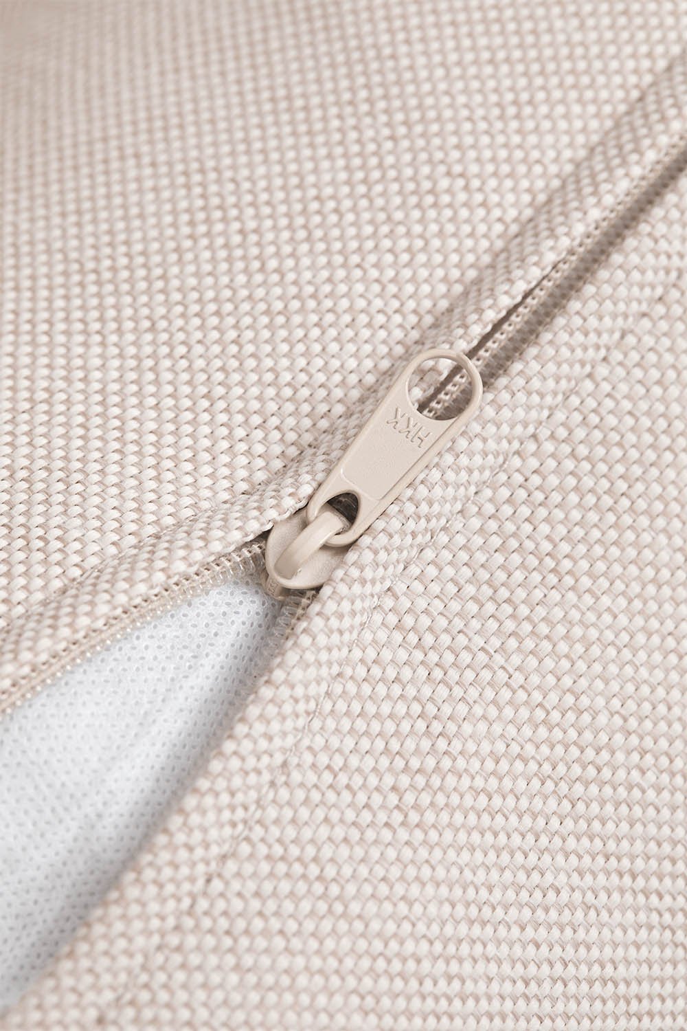 Conjunto de jardim com poltrona e puff em acácia Edrien, imagem de galeria 7