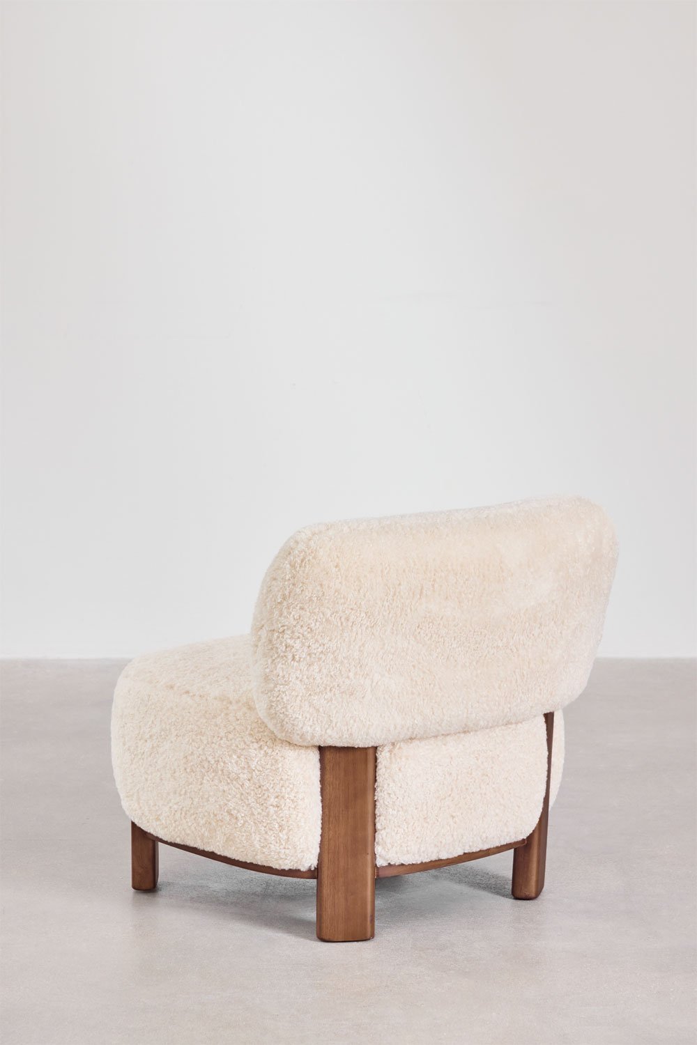 Pack de 2 poltronas em madeira estofadas Eldred, imagem de galeria 5