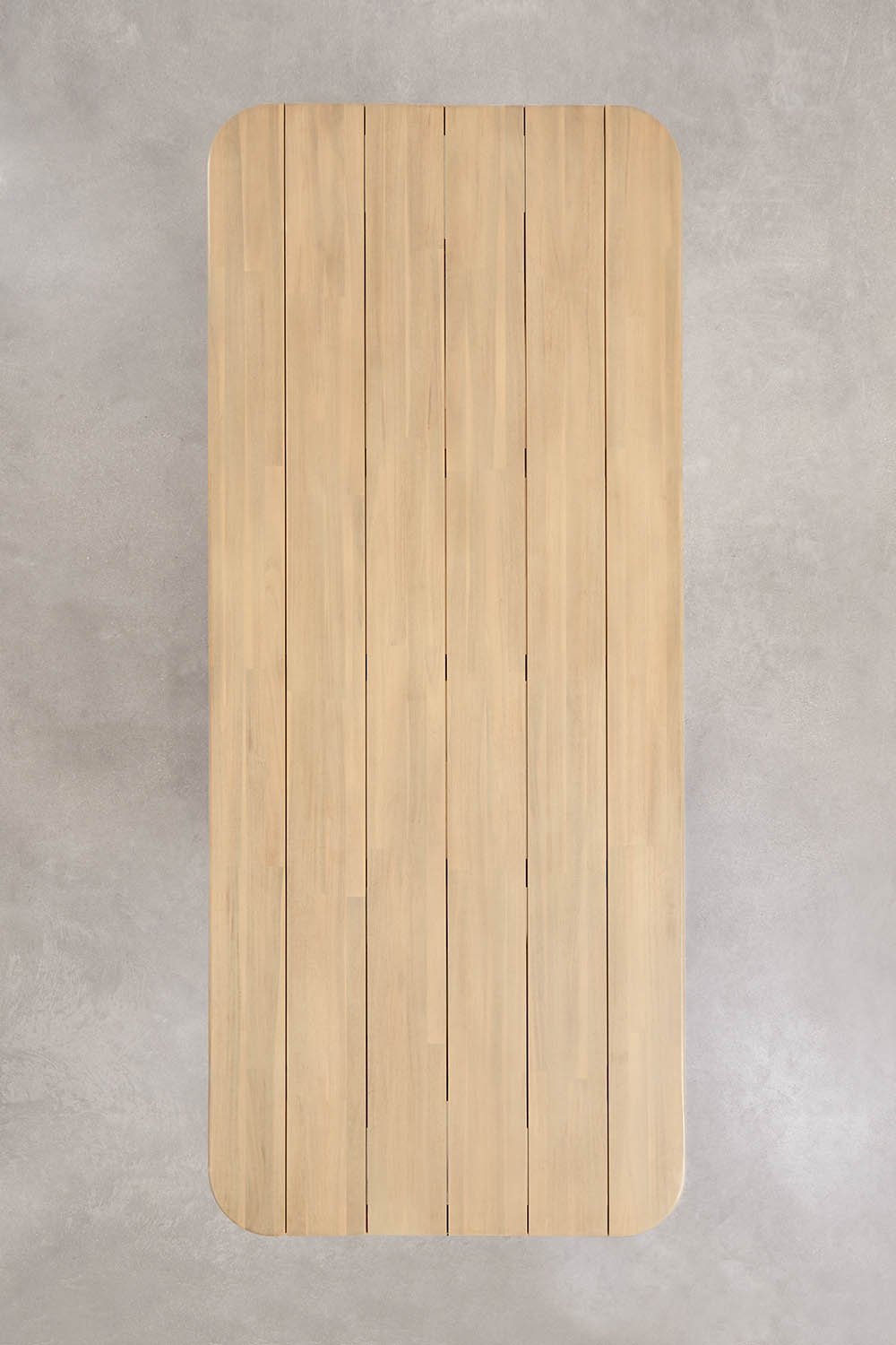 Mesa de jantar retangular 265x120 cm em madeira de acácia Siena, imagem de galeria 6