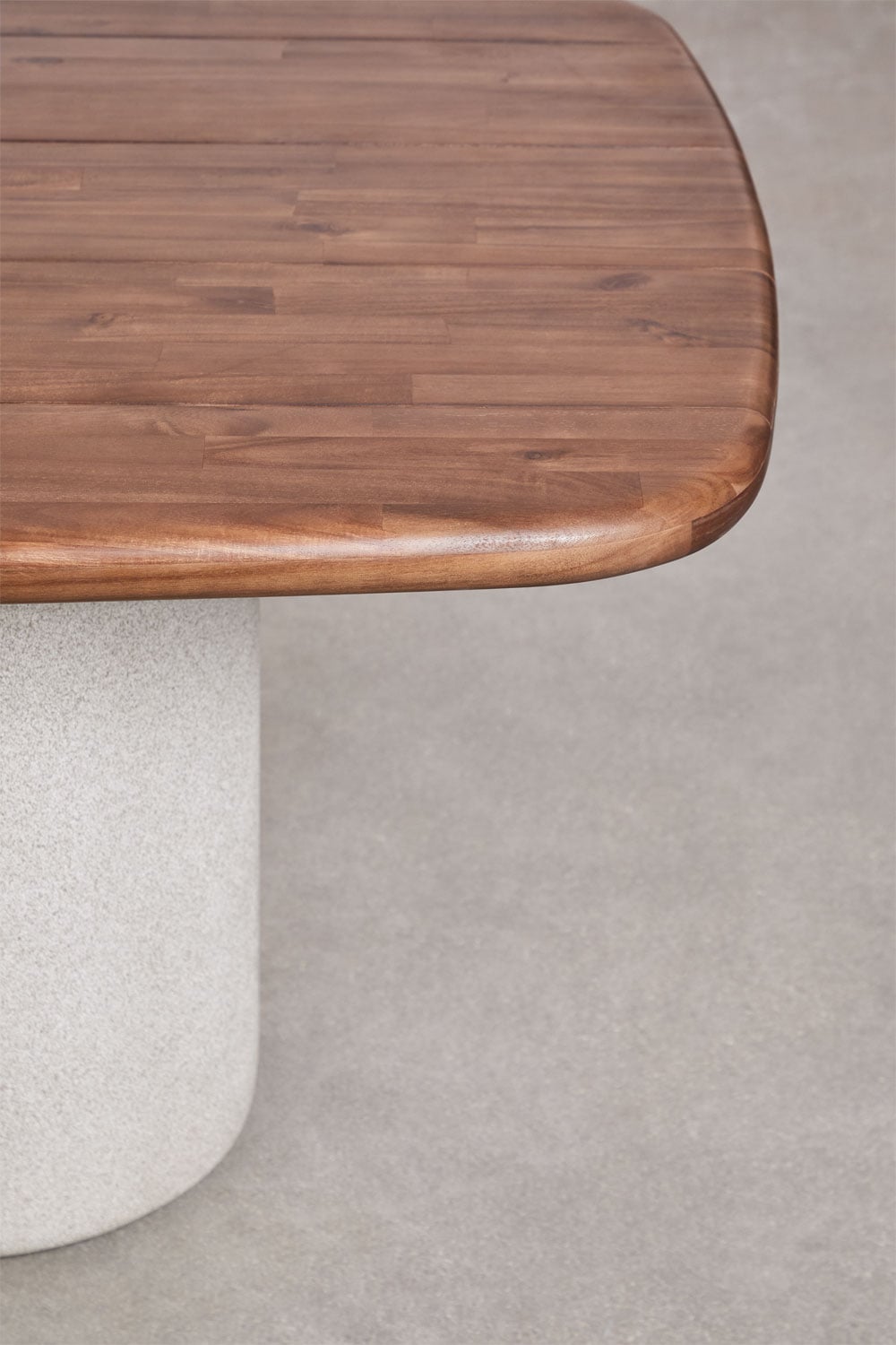 Mesa de jantar retangular 270x110 cm em madeira de acácia Bogotá, imagem de galeria 4