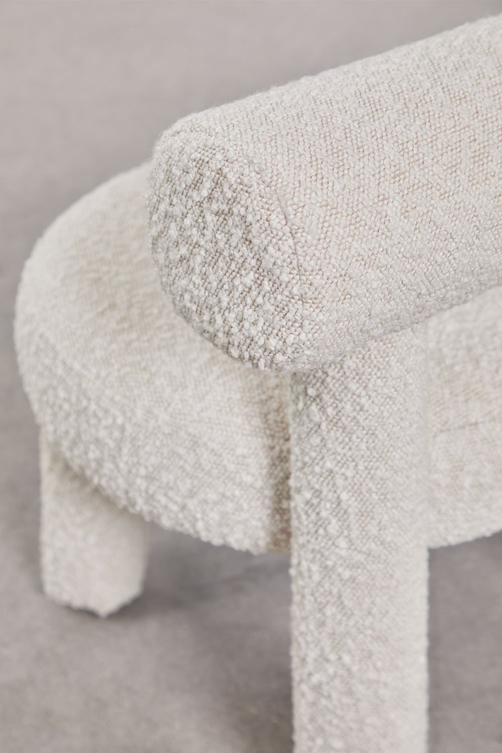 Pack de 4 cadeiras em tecido bouclé Gia Kids, imagem de galeria 5