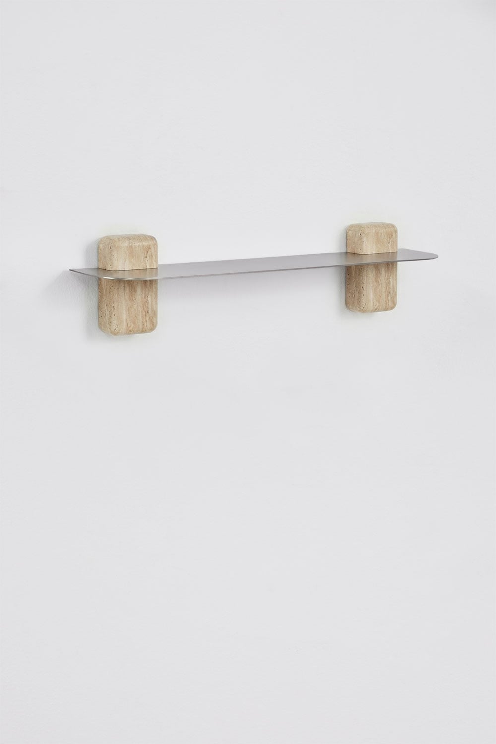 Pack de 2 prateleiras de parede para casa de banho em aço inoxidável Serbian, imagem de galeria 1