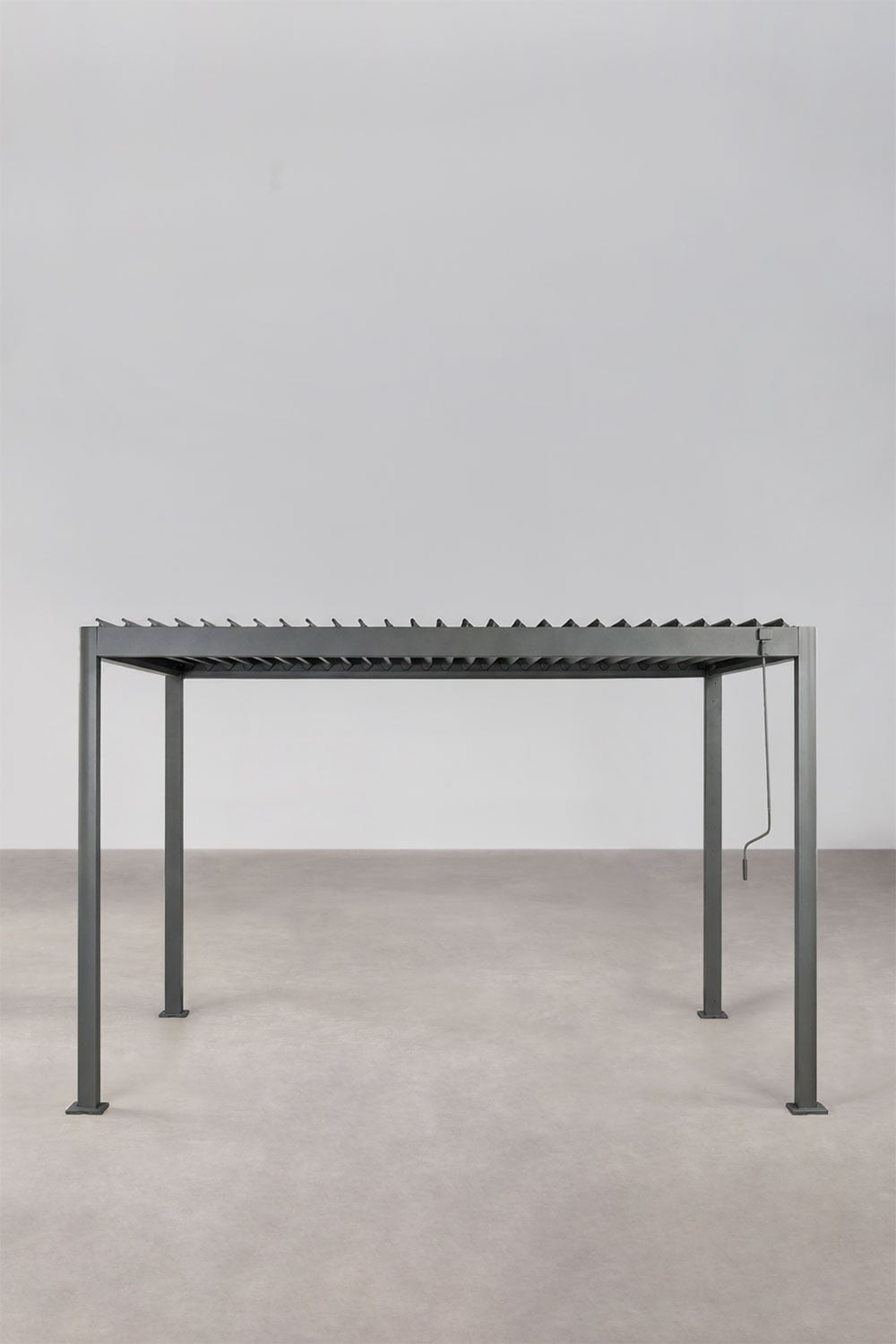 Pérgola bioclimática de alumínio com lâminas e painel Druvia, imagem de galeria 6