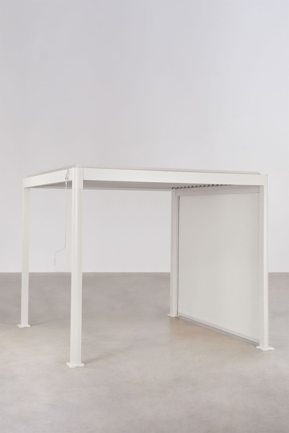 Toldo lateral para pérgola bioclimática de alumínio com lâminas Druvia, imagem de galeria 1