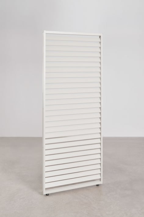 Painel lateral para pérgola bioclimática de lâminas em alumínio Druvia