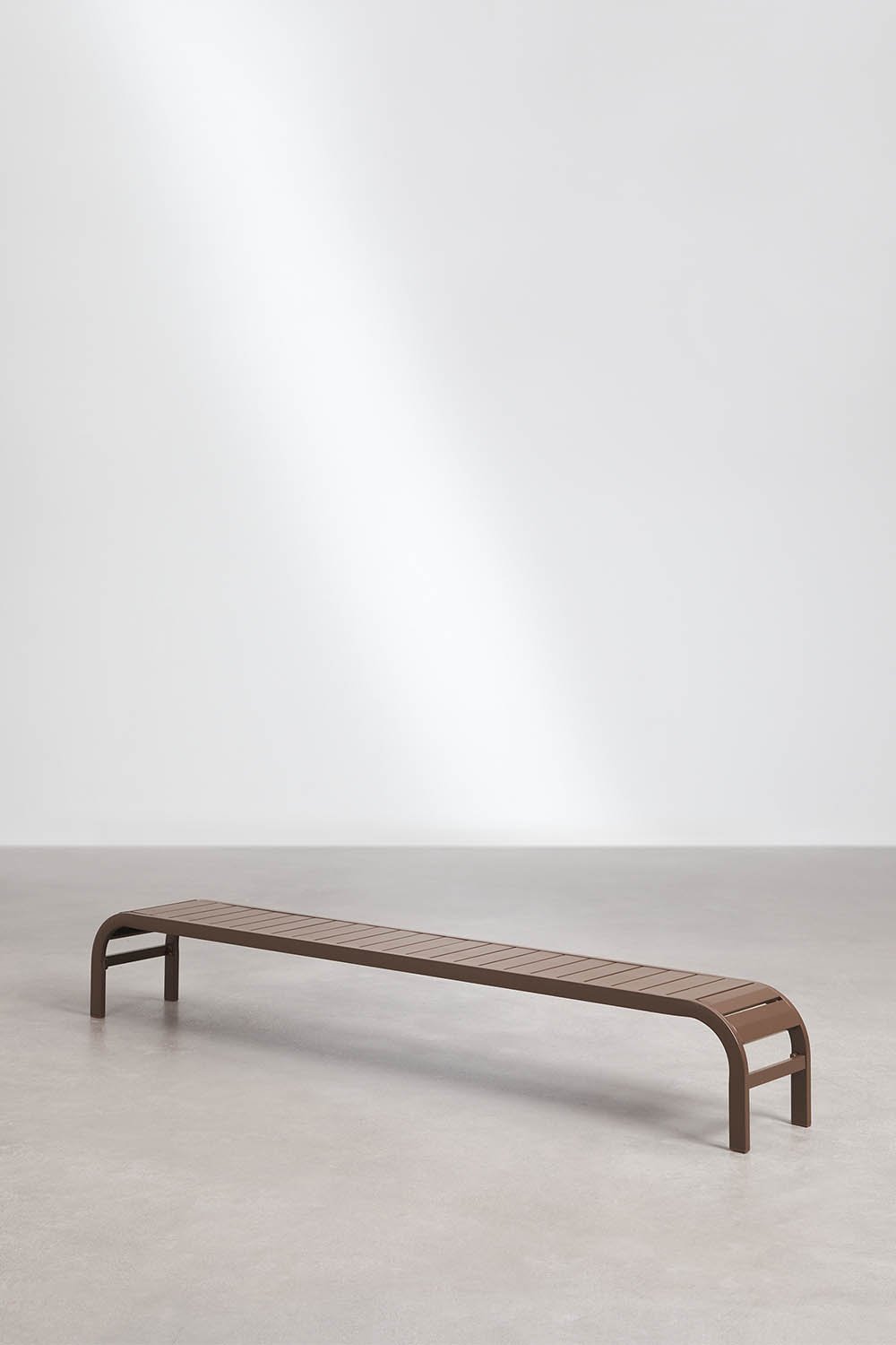 Conjunto de 2 espreguiçadeiras reclináveis e mesa auxiliar em aço Marietta, imagem de galeria 12