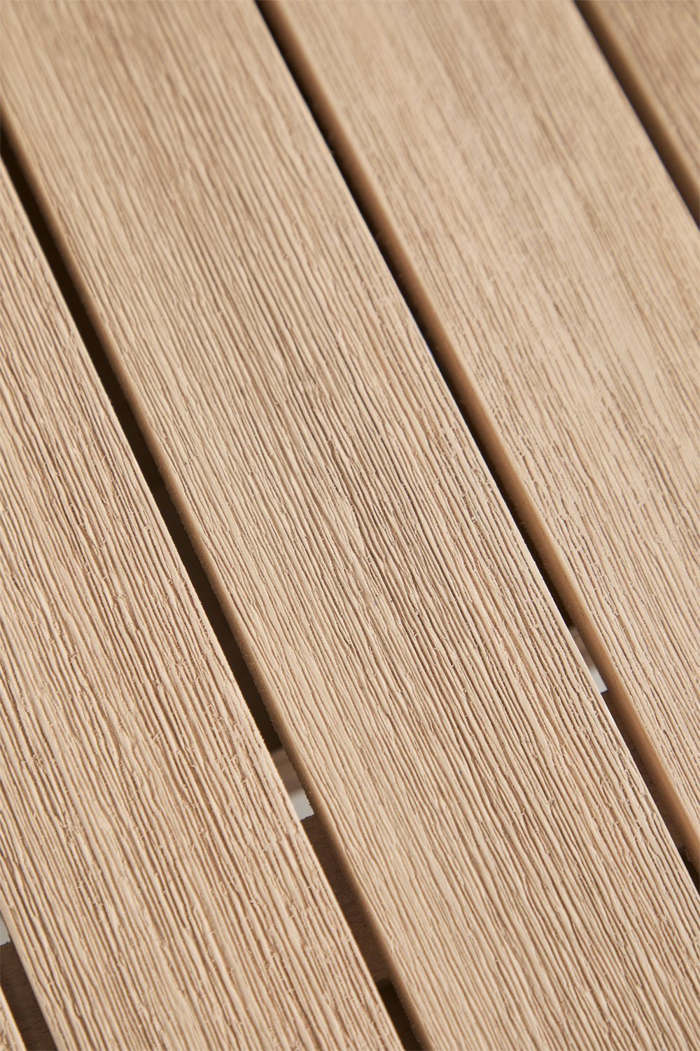 Mesa de jantar extensível 100-160x100 cm em madeira de acácia Karvia, imagem de galeria 8