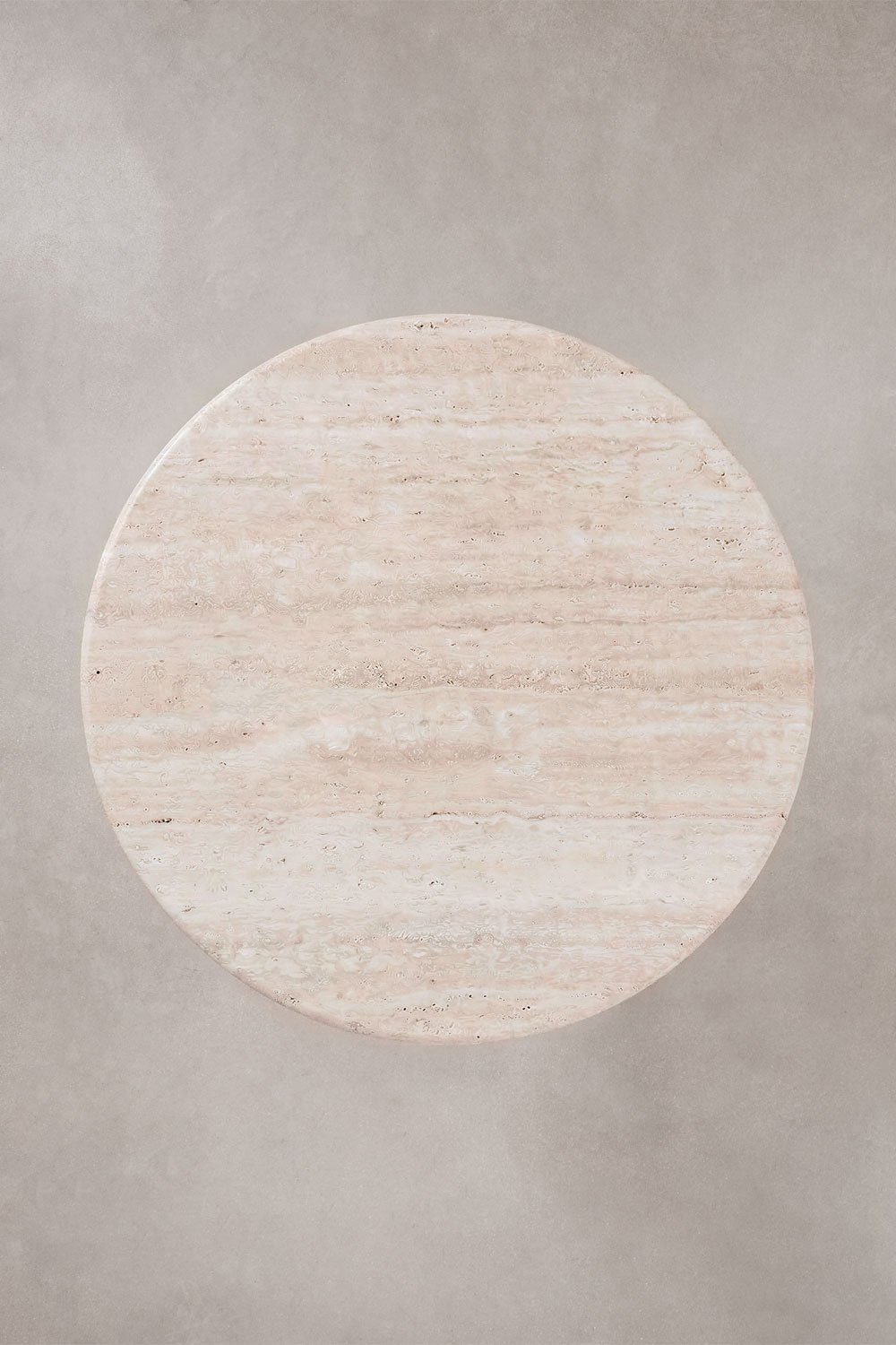 Mesa de jantar redonda Ø120 cm em pedra natural Grosseto, imagem de galeria 8