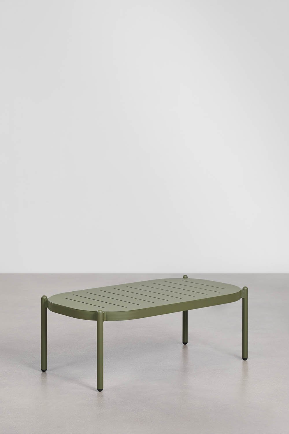 Conjunto de jardim com sofá de 2 lugares, 2 poltronas e mesa de centro em alumínio e rattan sintético Duroli, imagem de galeria 10