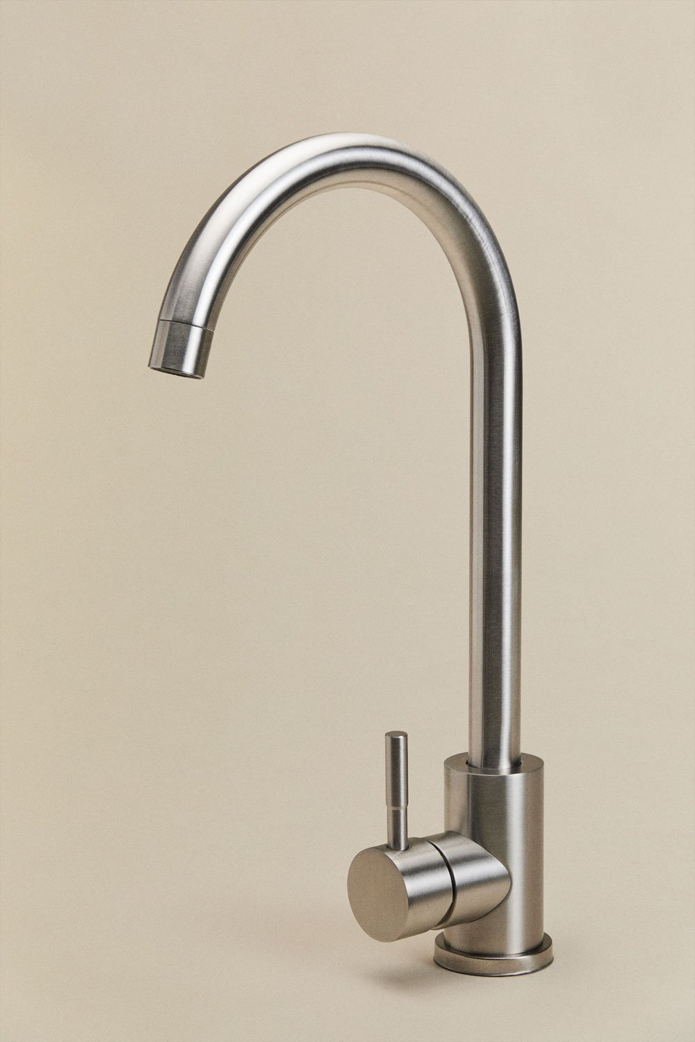 Torneira de cozinha com bica alta em aço inoxidável Rintran, imagem de galeria 1