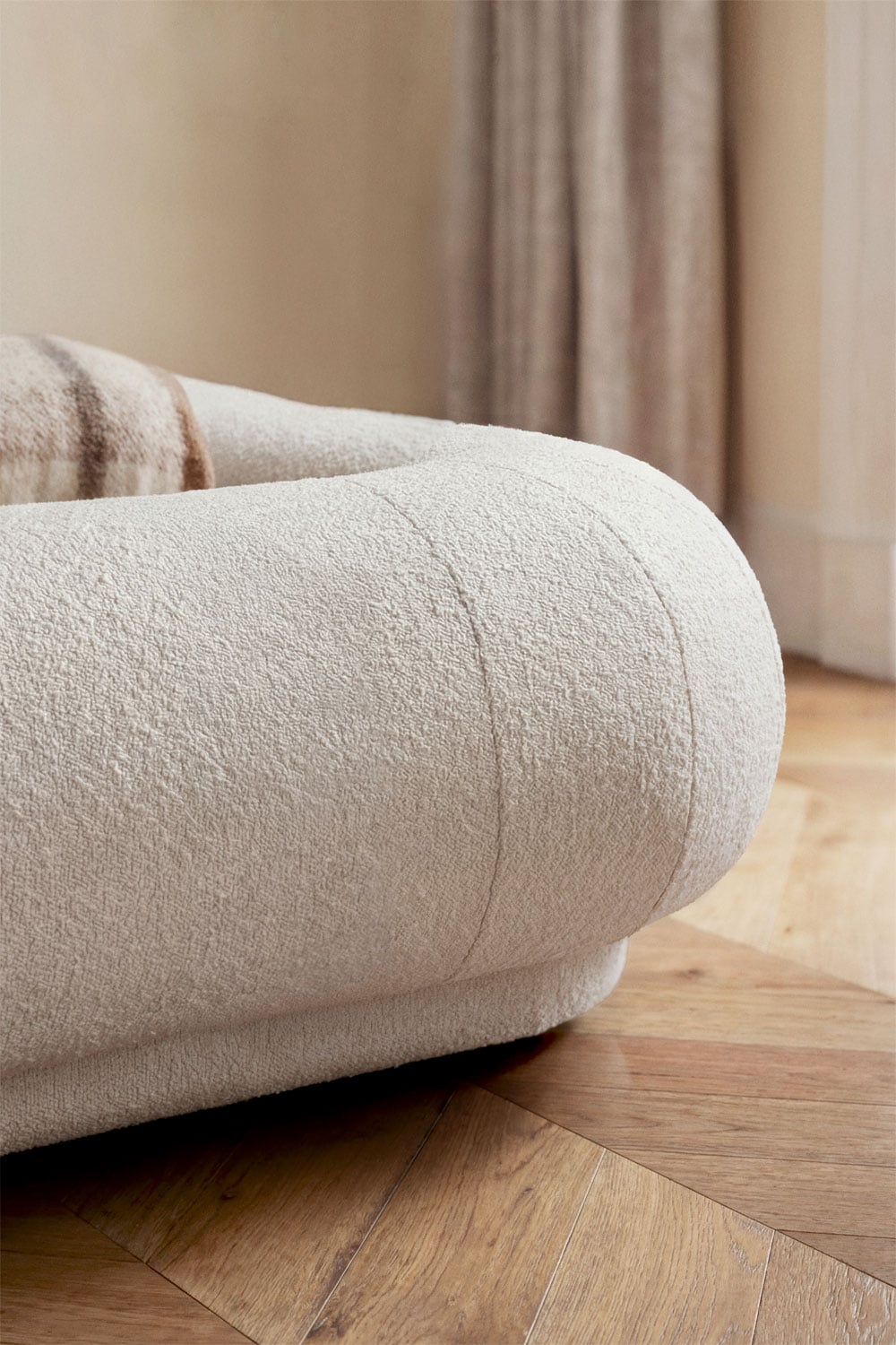 Cama de linho encaracolado Bernaste, imagem de galeria 2