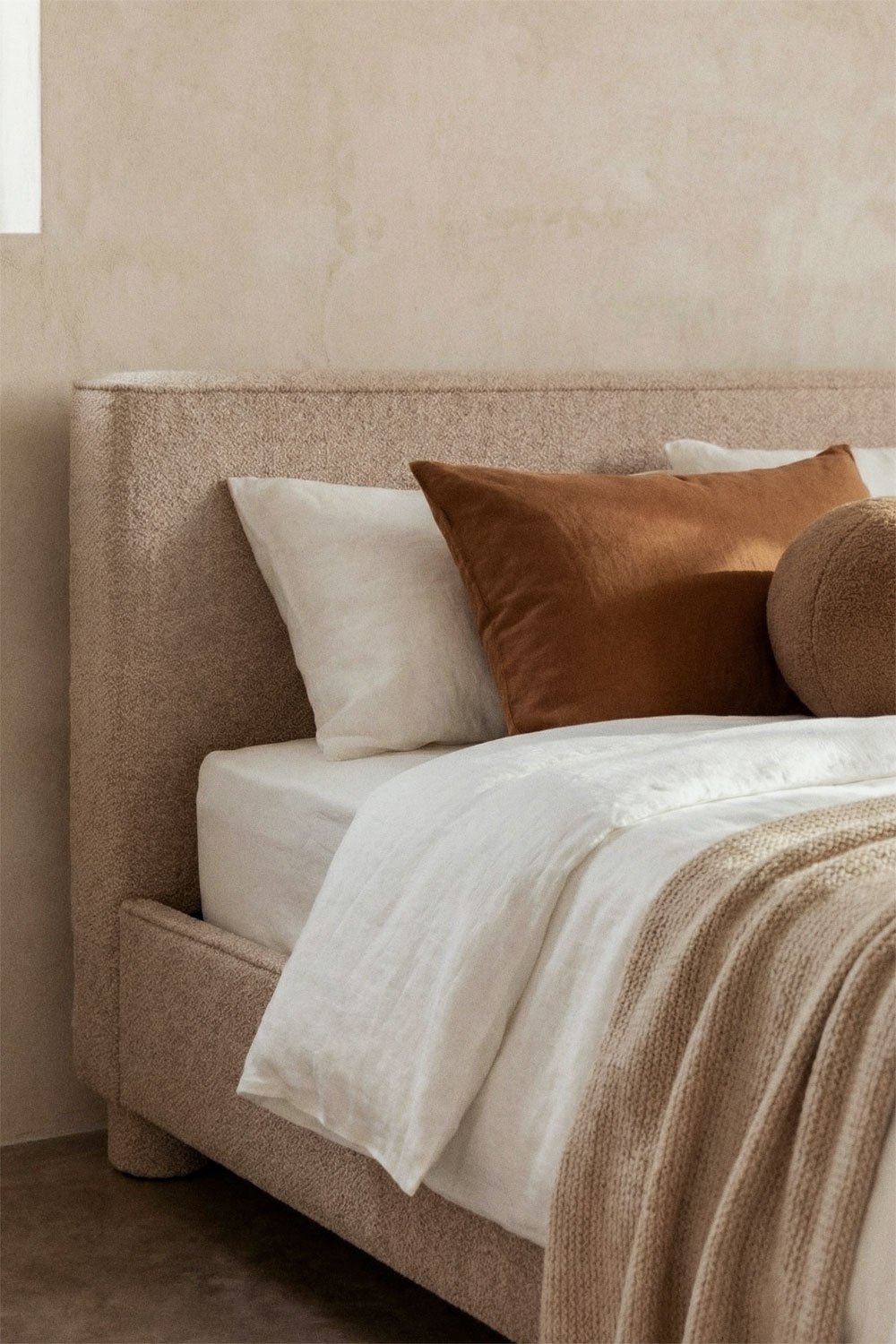 Cama em tecido chenille Jokin grosso, imagem de galeria 2