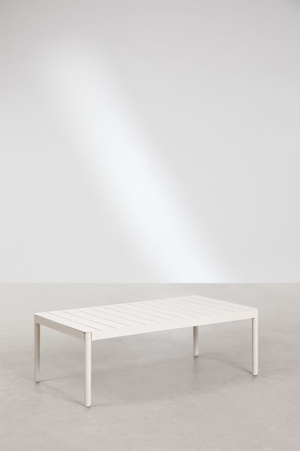 Conjunto de jardim com sofá de 3 lugares, 2 poltronas em corda trançada Tevary e mesa de centro em alumínio Boleni , imagem de galeria 10