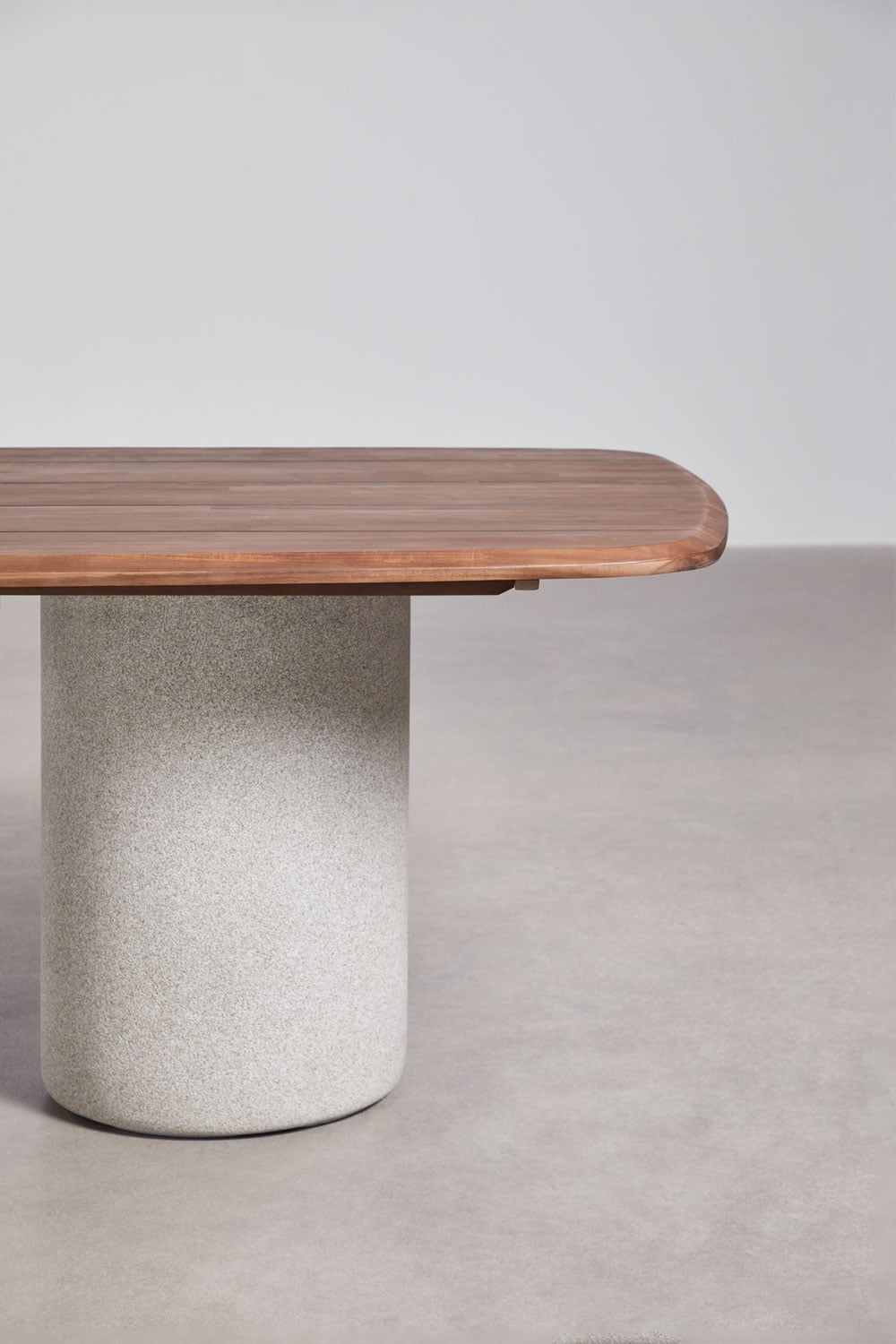 Rectangular dining table 270x110 cm in acacia wood Leighton, imagem de galeria 3