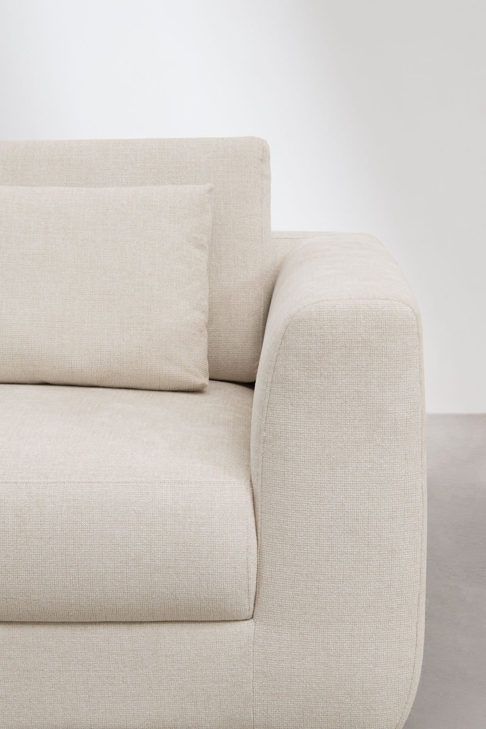 Sofá modular de 2 peças em chenille Cataline, imagem de galeria 4