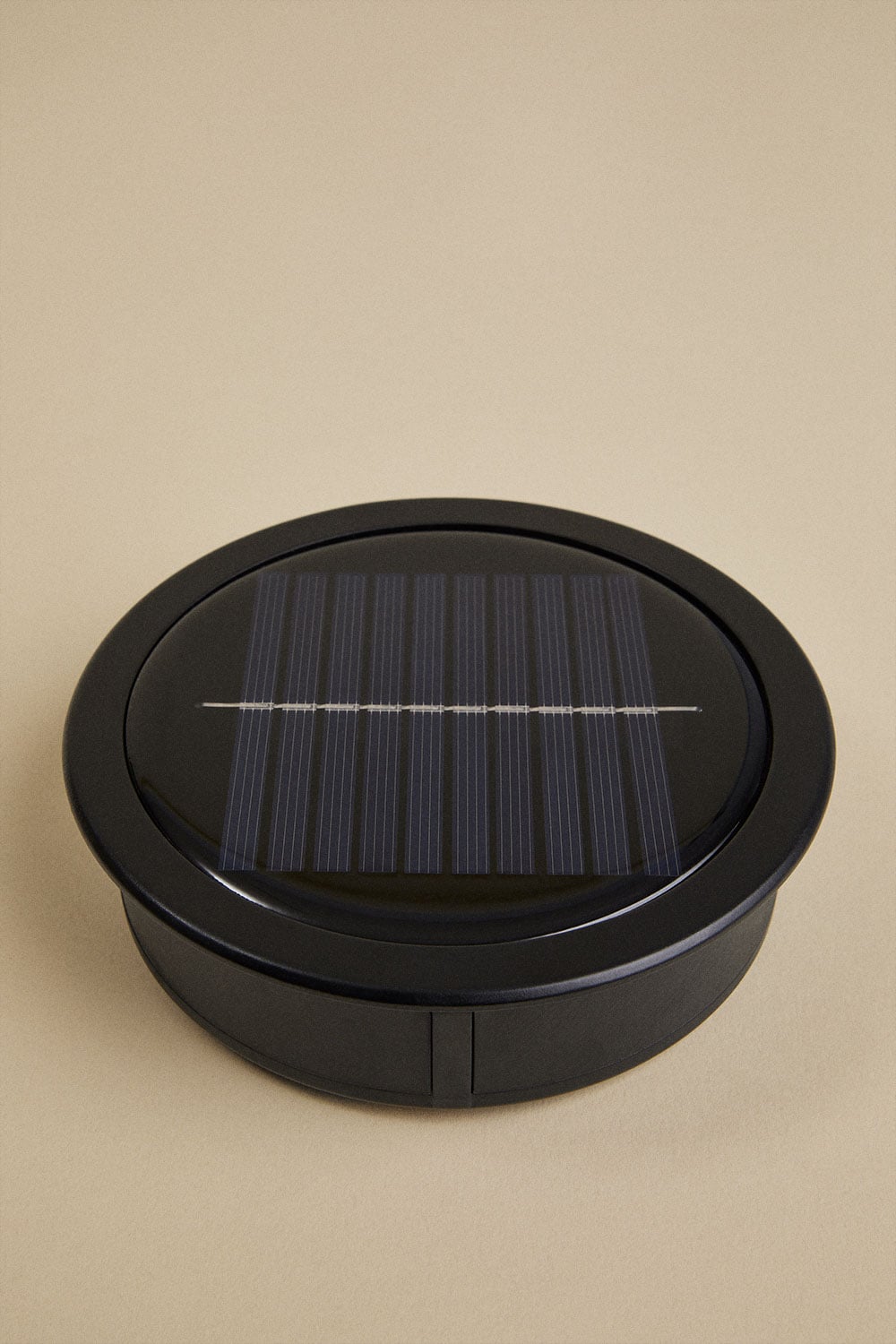 Lâmpada de pé solar LED sem fios para exterior em ferro e corda trançada Krabi, imagem de galeria 6