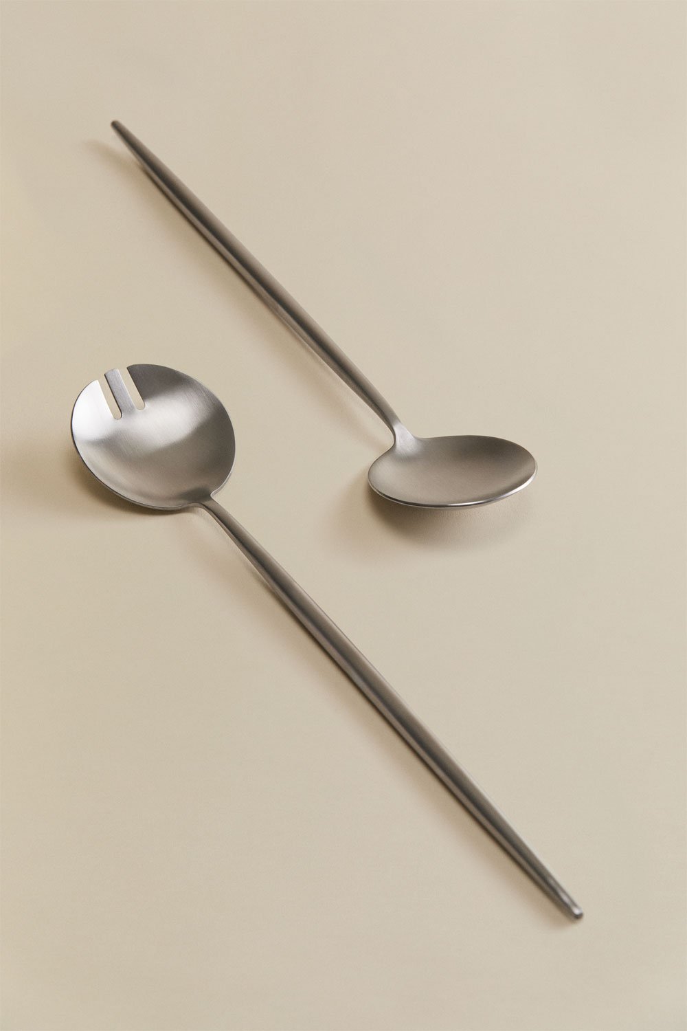 Conjunto de 2 talheres para salada em aço inoxidável Raxiem, imagem de galeria 2