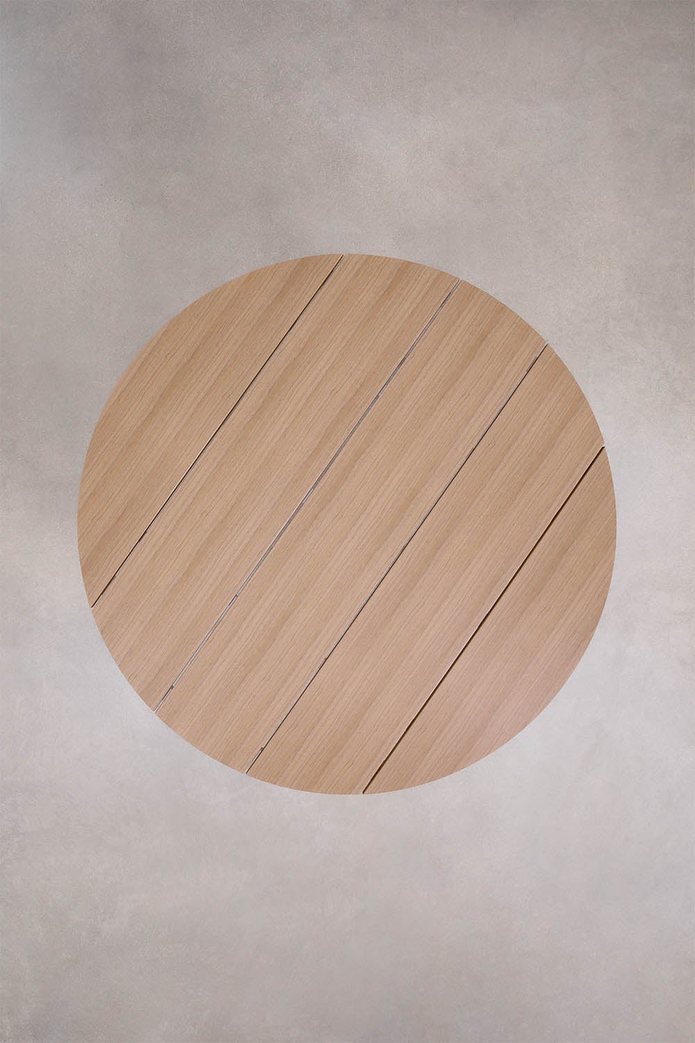 Mesa de jardim redonda Ø130 cm em madeira e aço Mireiali, imagem de galeria 5