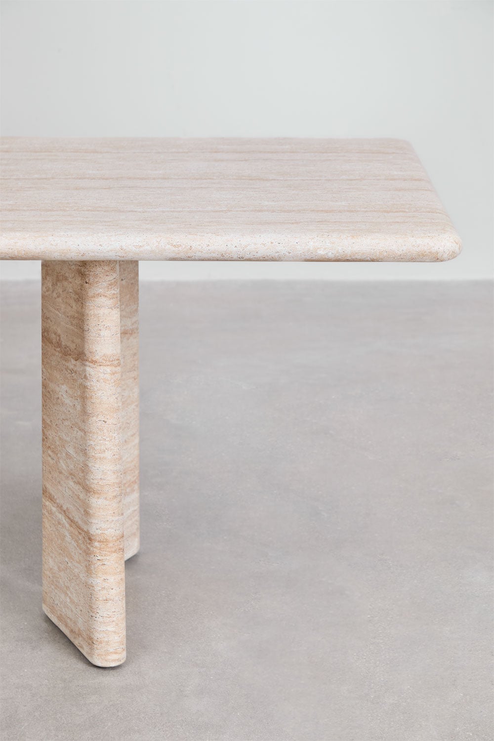 Mesa de jantar retangular 240x105 cm em cimento Chelsea, imagem de galeria 5