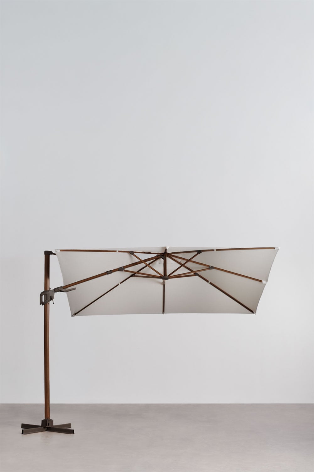 Parasol 295x295 cm em tecido e alumínio Hydra, imagem de galeria 4