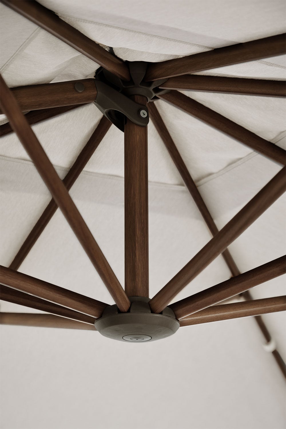 Parasol 295x295 cm em tecido e alumínio Hydra, imagem de galeria 7