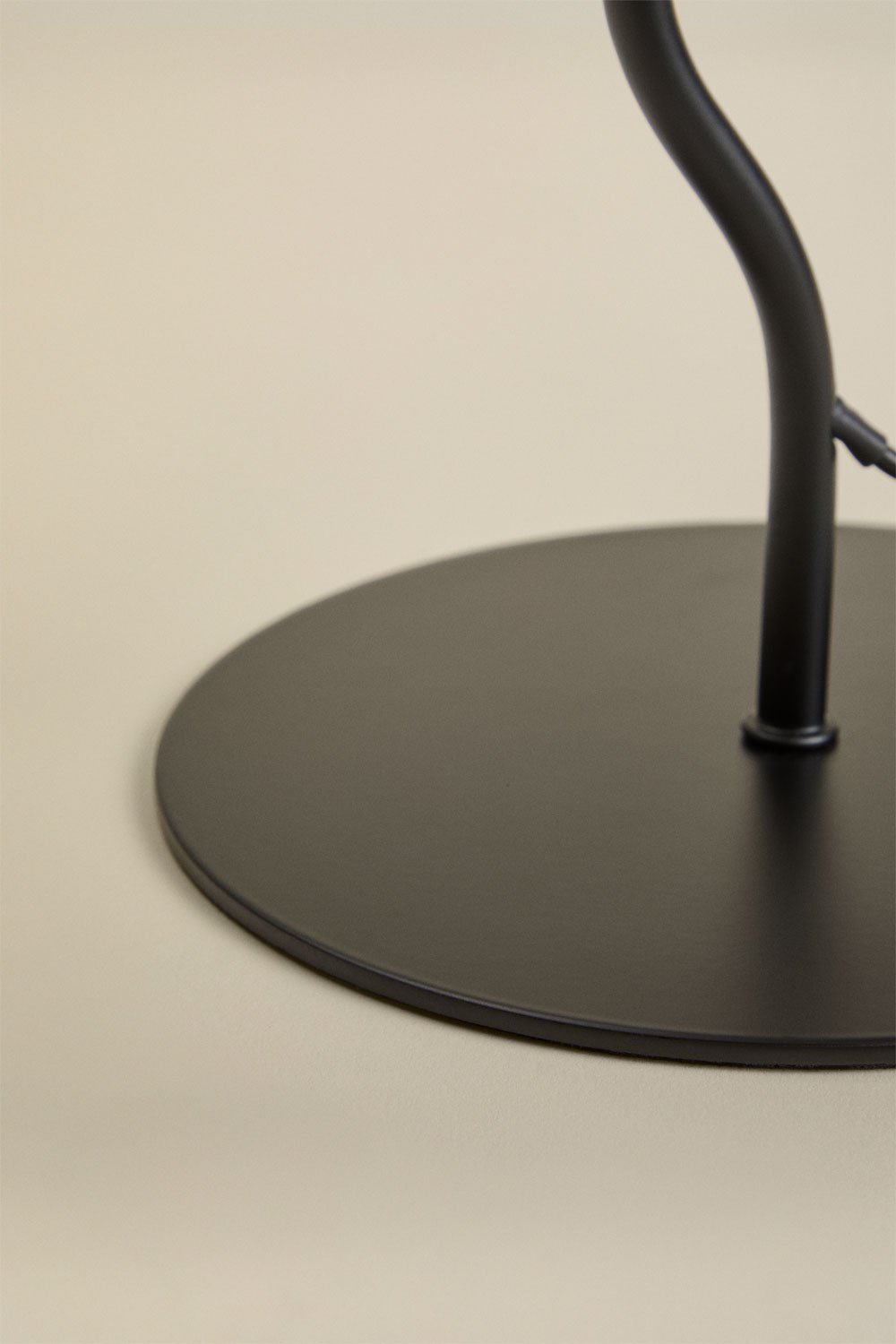 Candeeiro de mesa em ferro e linho Siliema, imagem de galeria 6