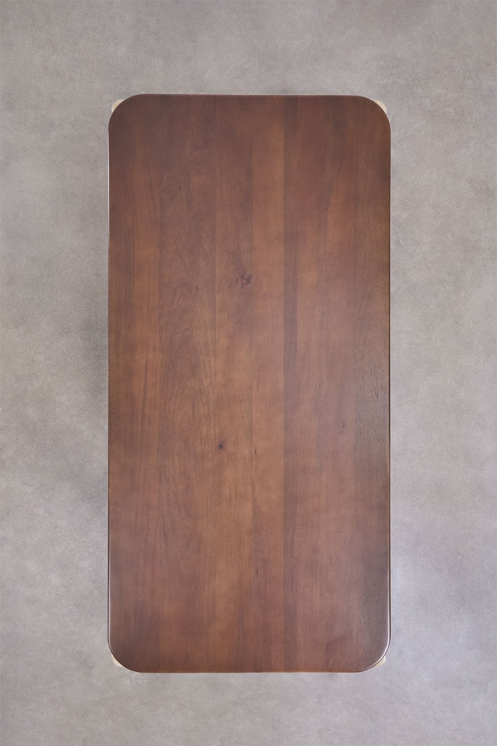 Mesa de jantar retangular 230x110 cm em madeira de manga e pedra natural Andeca, imagem de galeria 6