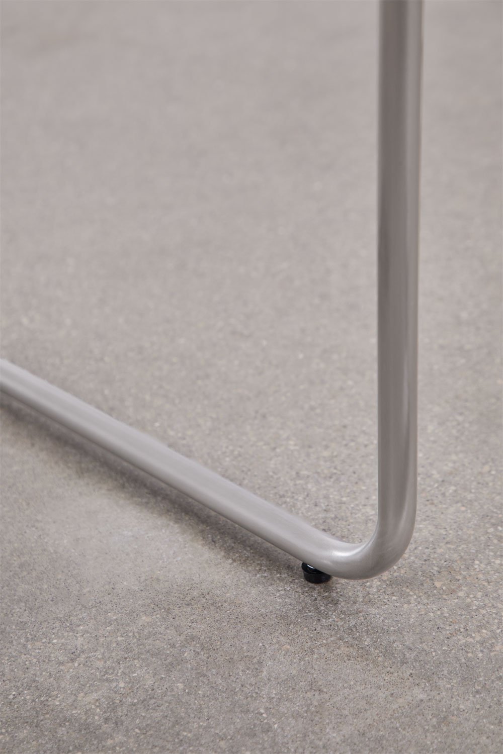 Mesa de cabeceira quadrada 35x35 cm em madeira de acácia e aço inoxidável Altrex, imagem de galeria 3