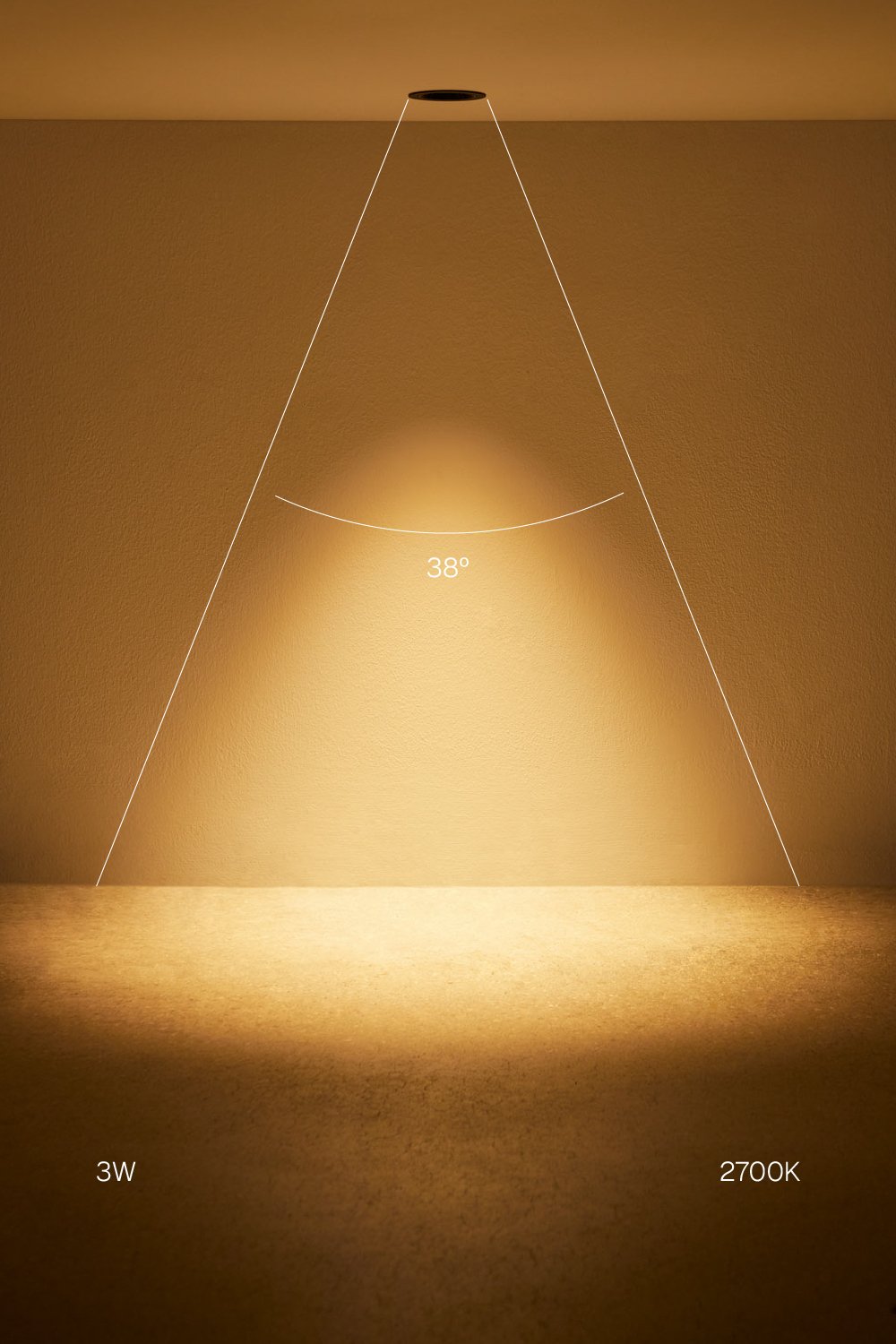 Pack de 2 downlights LED embutidos sem moldura trimless redondos em alumínio Luisiana, imagem de galeria 2