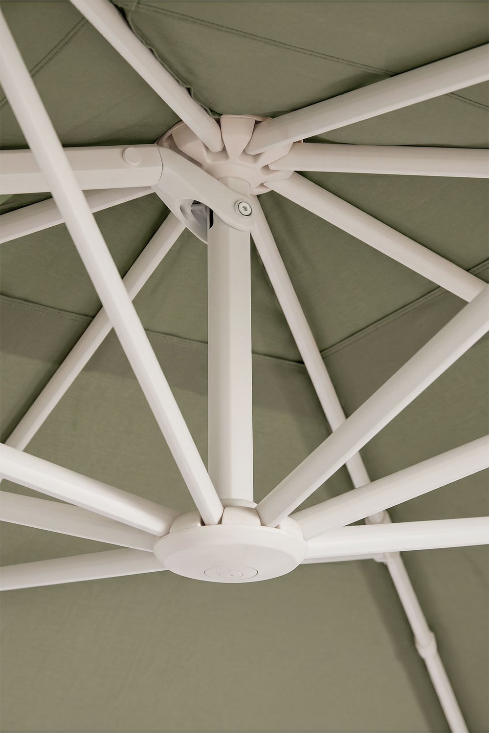 Parasol 295x295 cm em tecido e alumínio Hydra, imagem de galeria 5