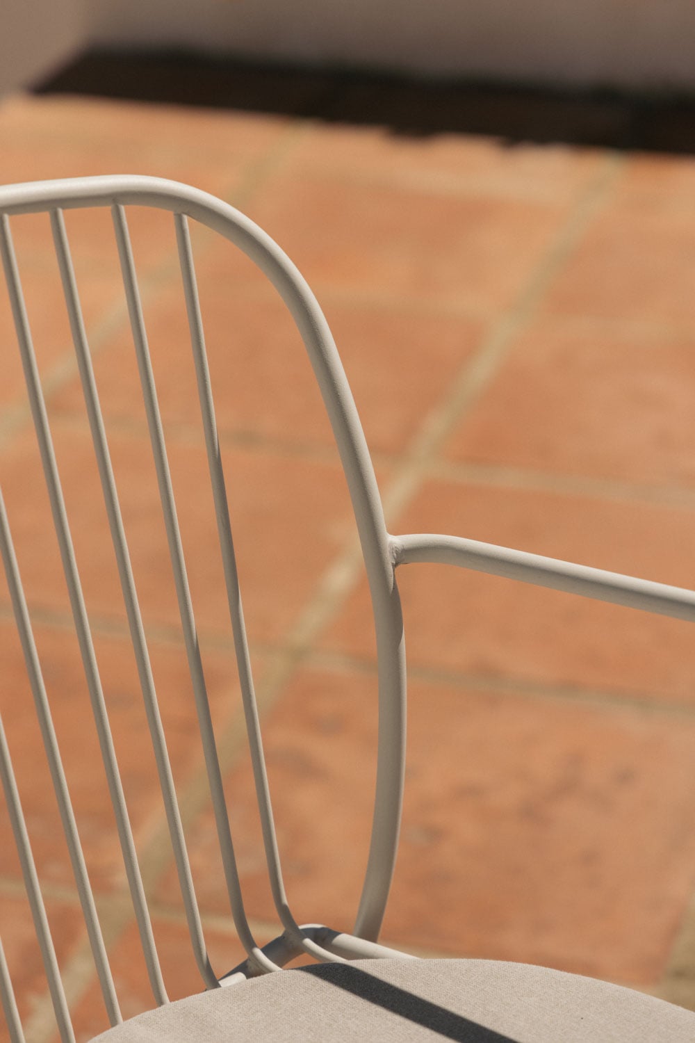 Cadeira de jardim com apoios de braços em aço Anerina, imagem de galeria 2