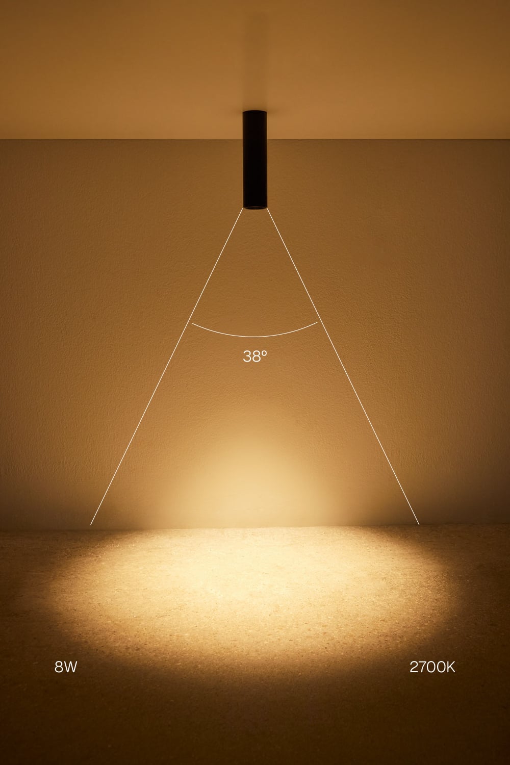 Conjunto de 2 luminárias de teto LED redondas de sobrepor, Ø7,2 cm, em alumínio Luisiana, imagen de galeria 2
