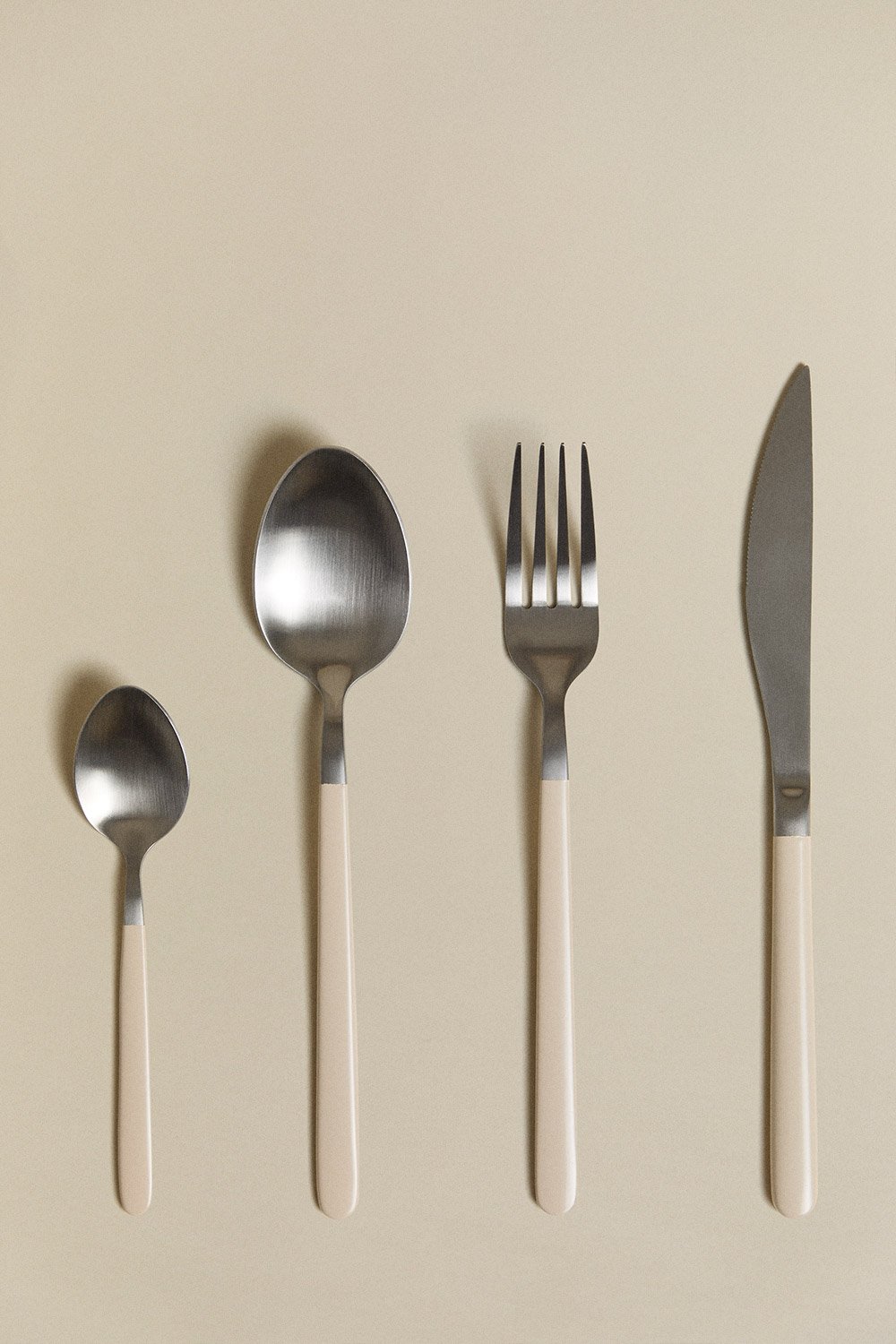 Conjunto de talheres de 16 peças em aço inoxidável Cressida, imagem de galeria 2