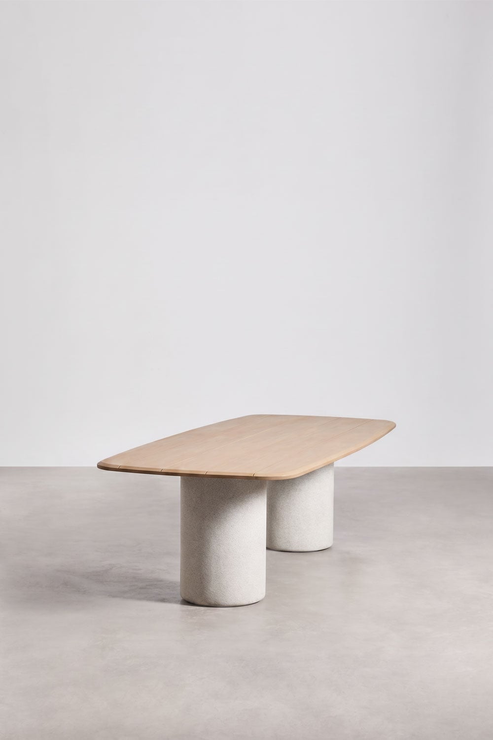 Rectangular dining table 270x110 cm in acacia wood Leighton, imagem de galeria 2