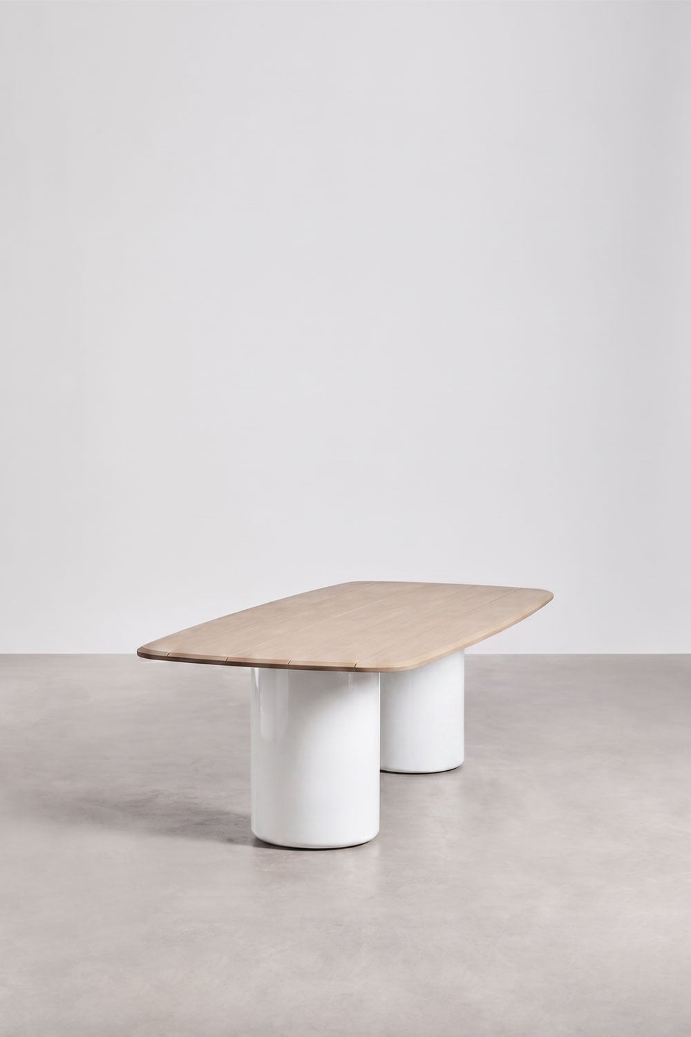 Rectangular dining table 270x110 cm in acacia wood Leighton, imagem de galeria 2