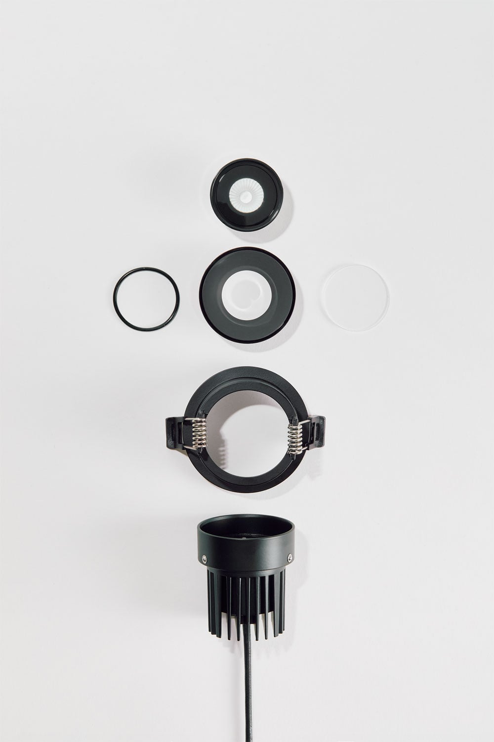 Downlight LED embutido com moldura redonda Ø7 cm para exterior em alumínio Luisiana, imagen de galeria 6