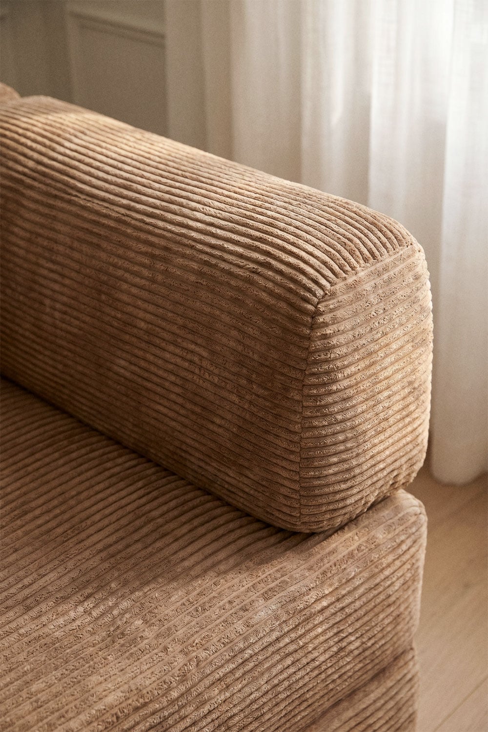 Poltrona-cama em veludo cotelê embalada a vácuo Kyoto, imagem de galeria 2