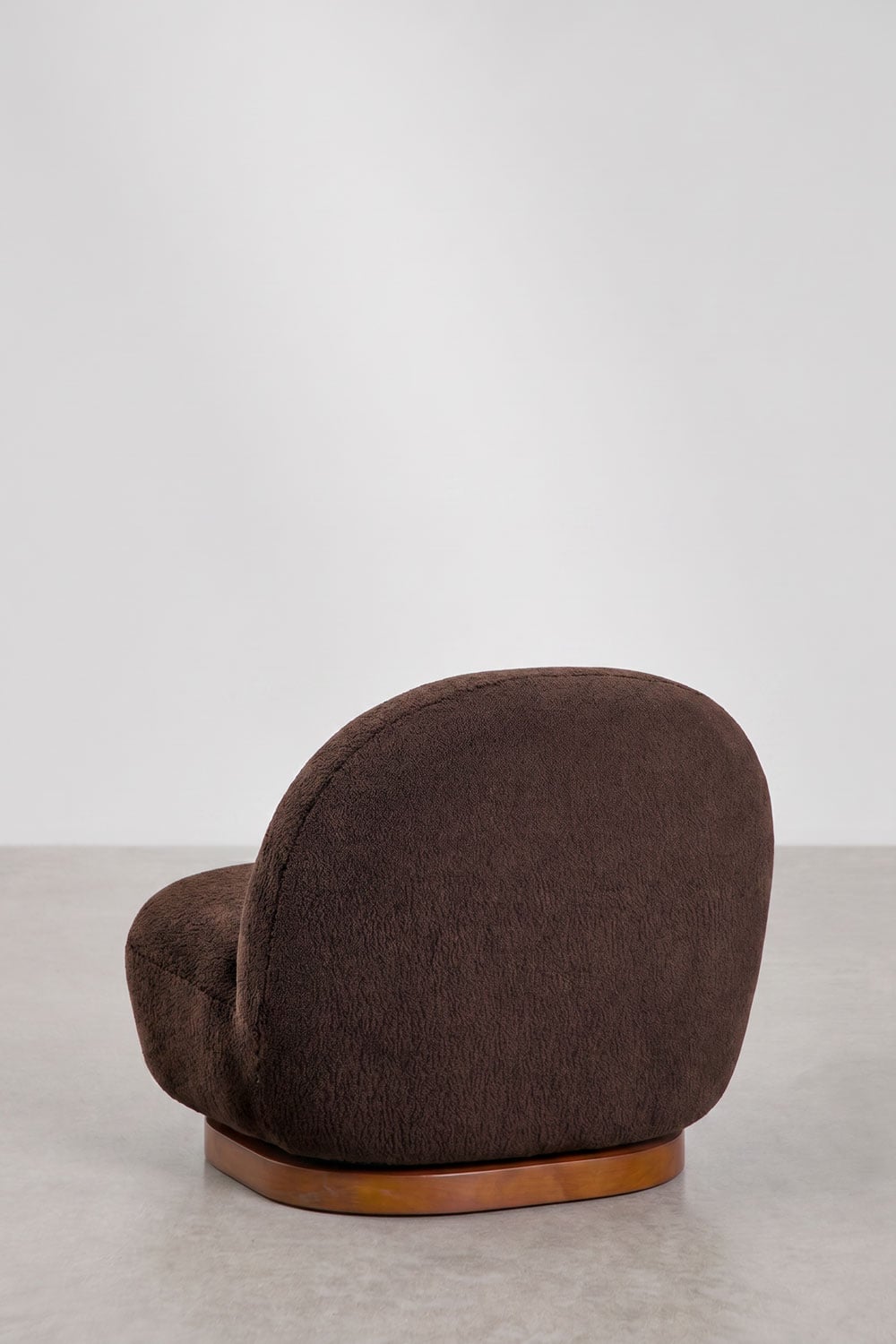 Pack de 2 poltronas giratórias em tecido de ovelha Tatiana, imagem de galeria 4