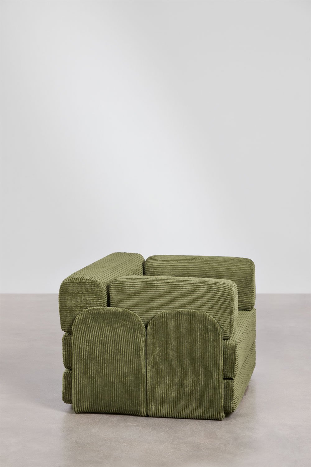 Pack de 2 poltronas-cama em veludo embaladas a vácuo Kyoto, imagem de galeria 4