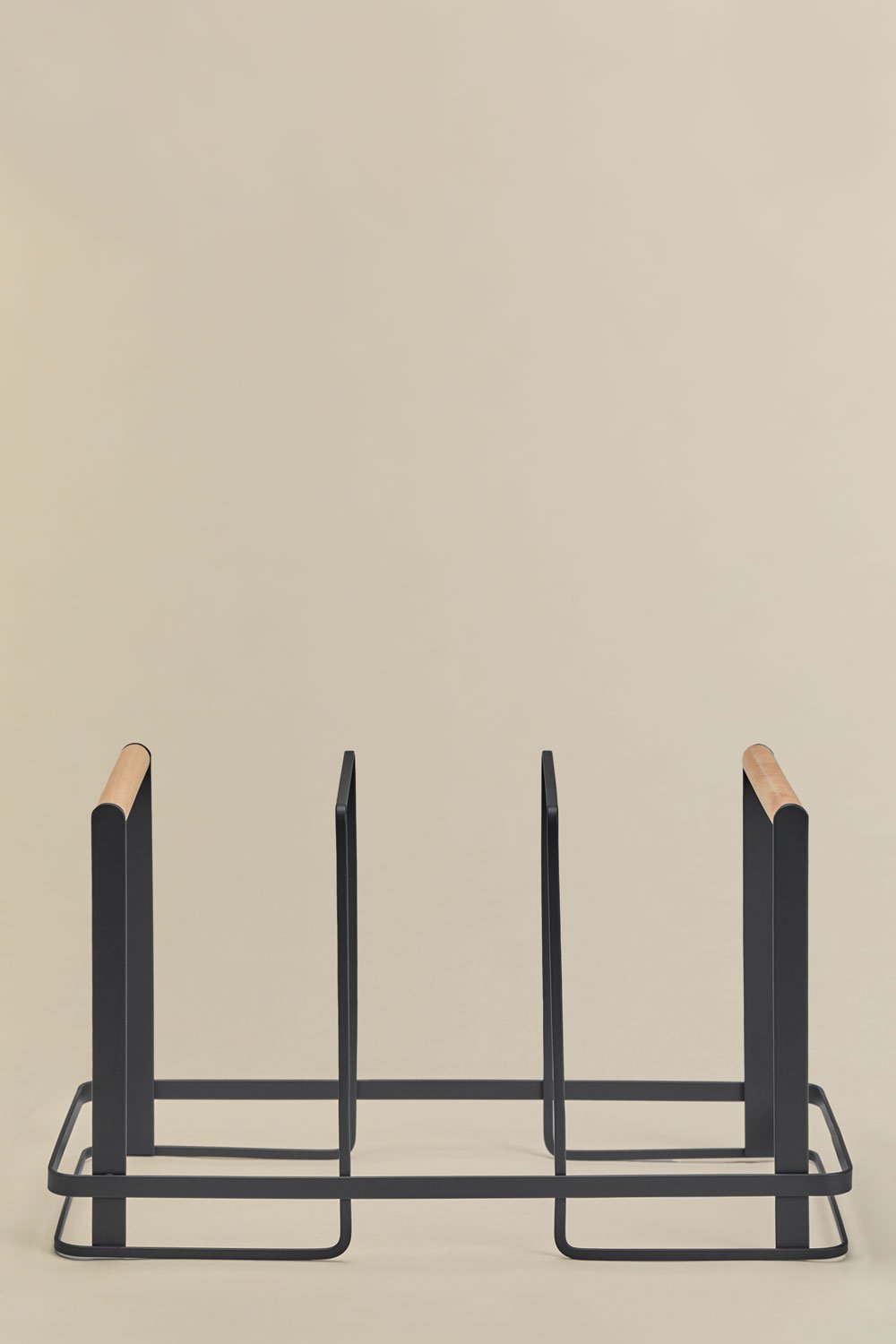 Organizador de frigideiras em ferro e madeira de borracha Celine, imagem de galeria 5