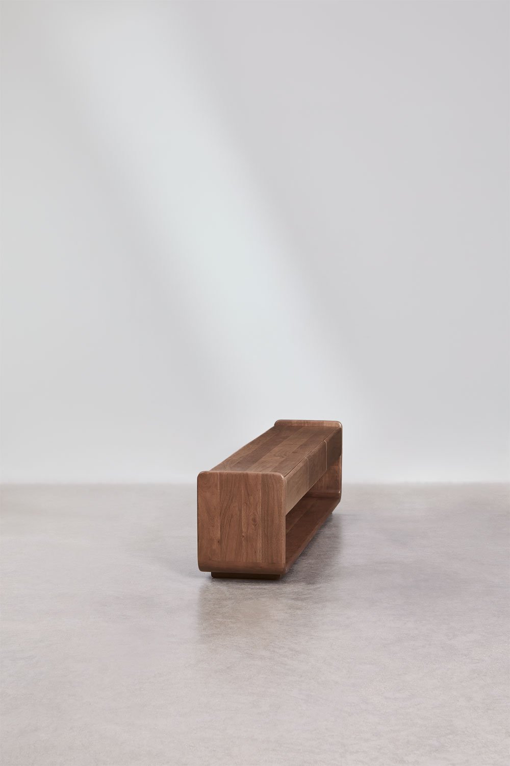 Móvel TV 180x40 cm em madeira de acácia escura Tinsley, imagem de galeria 2