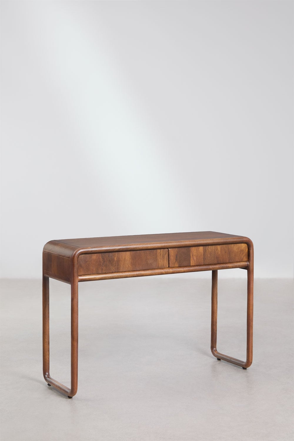 Consola de entrada 110x40 cm em madeira de manga Maupaul, imagem de galeria 1