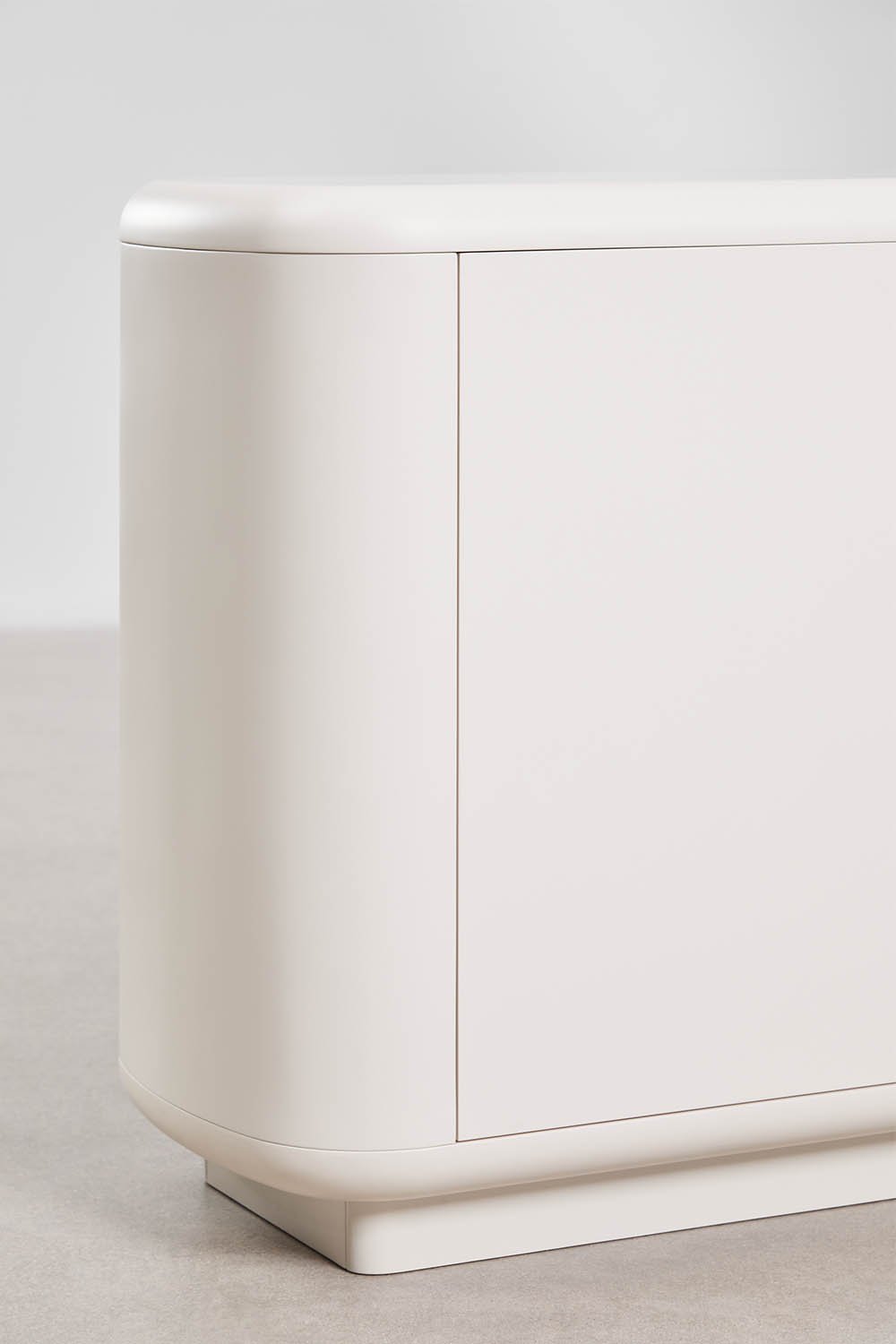 Aparador retangular 120x40 cm em MDF branco gardénia Cixila, imagem de galeria 5